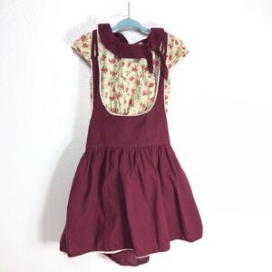 Little Bird Clothing Co. Roses 2 Pieces Outfit Girls Size 3T
